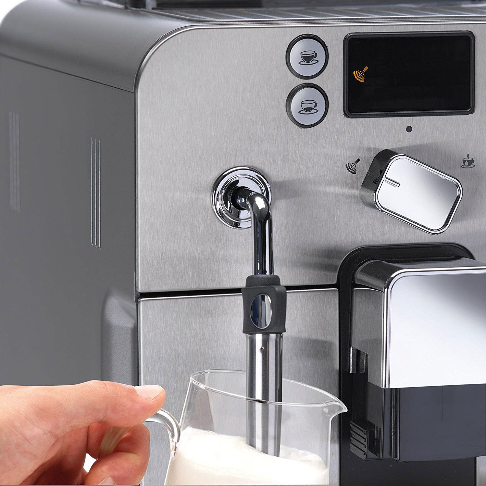 Gaggia-Brera-Ground-Milk-frothing