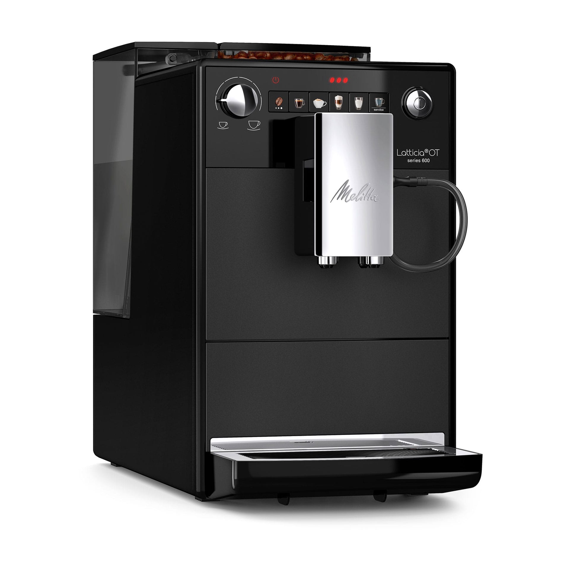 Melitta-LATTICIA-ONE-TOUCH-frosted-black-F300-100-side-a