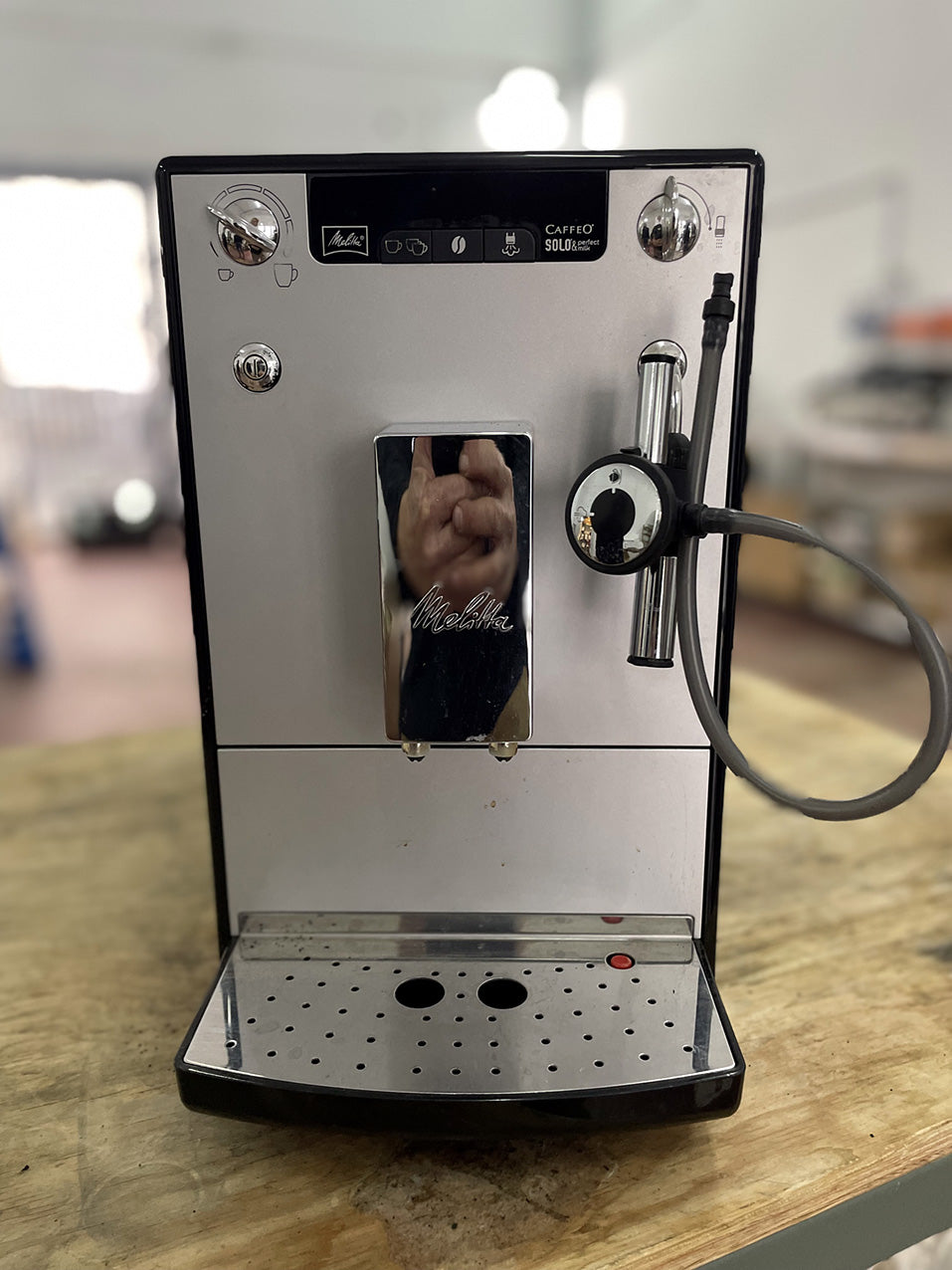 מכונה מחודשת - מכונת קפה אוטומטית מליטה פרפקט מילק כסף